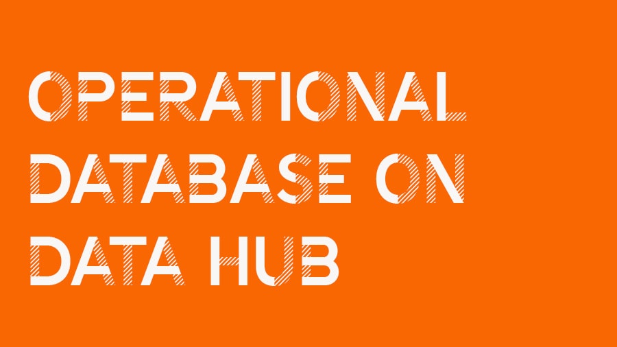 Operational Database on Data Hub video