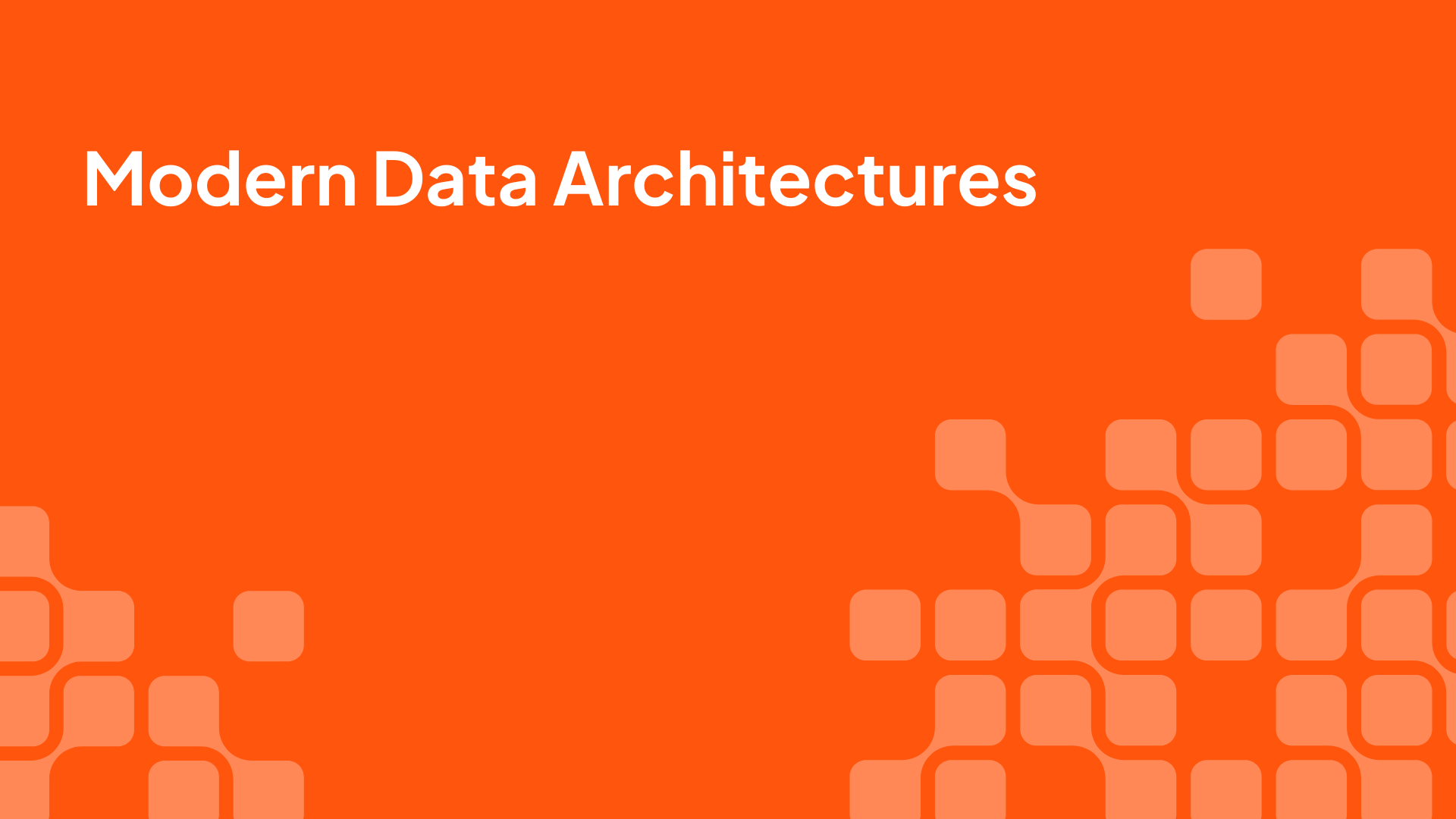 Modern data architectures video thumbnail image | Cloudera