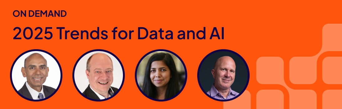 Webinar Trends for Data and AI speakers