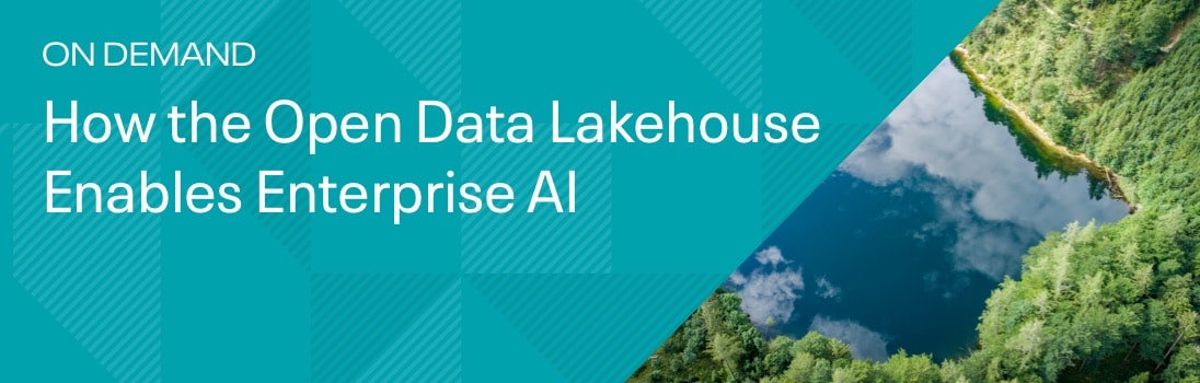 How the open data lakehouse enables enterprise AI