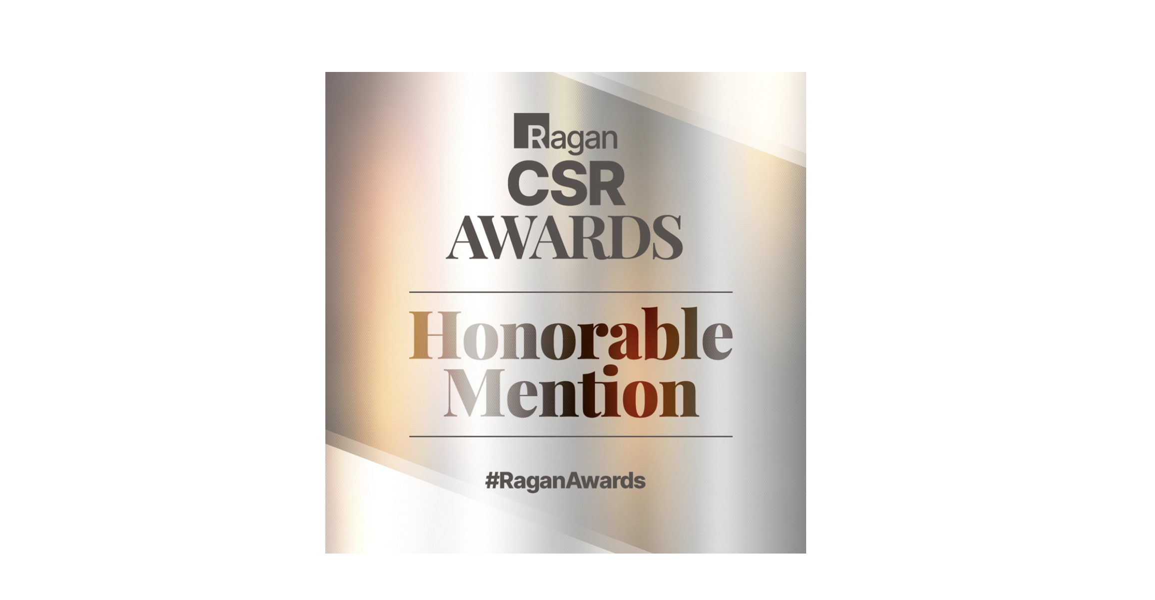 Ragan Awards Honorable Mention