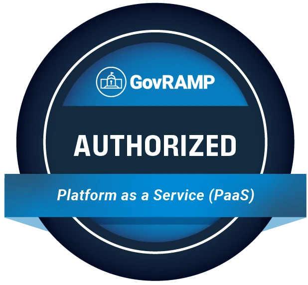 GovRAMP PaaS Authorized logo