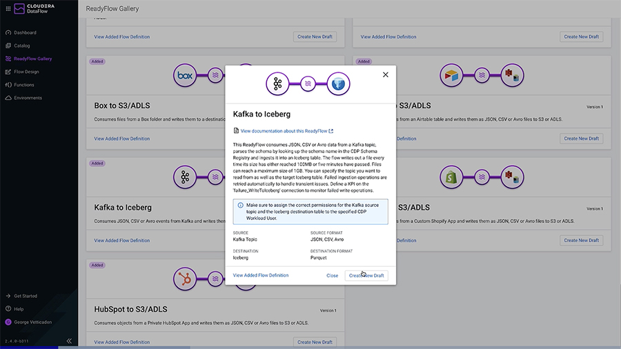 DataFlow Designer product screenshot